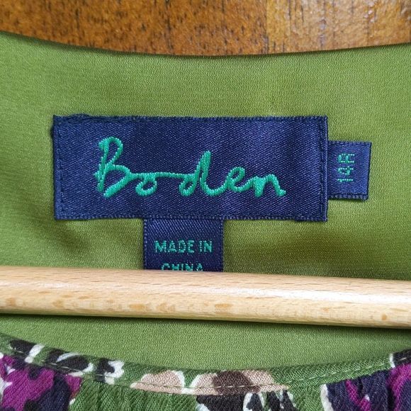 BODEN FLORAL DRESS, UK14R US 10R - Picture 13 of 14